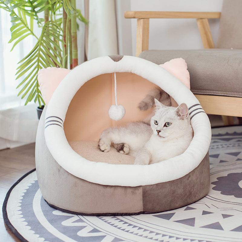 Cozycat Winter Hideaway: Warm And Stylish Cat Litter Kennel